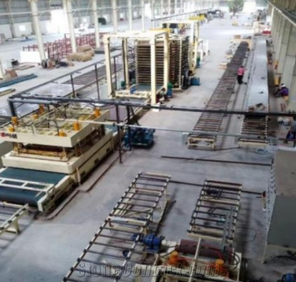 quartz slab plant machine
