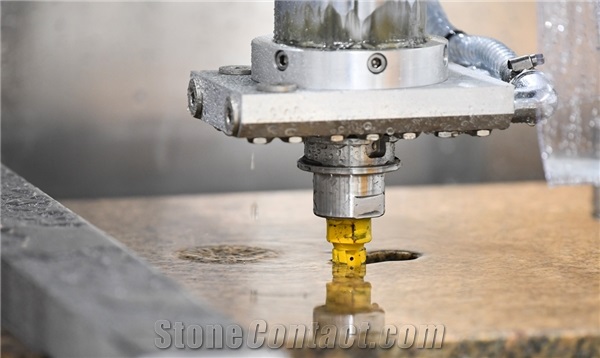 Prussiani TORNADO- 3 axis CNC sink hole, cutting and polishing machine