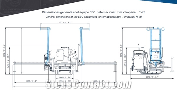 EBC Quarry Wire Saw Machine