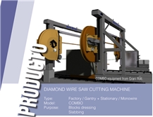Grani Roc COMBO Single Wire Cutting for dressing stone blocks Grani Roc COMBO Single Wire Cutting for dressing stone blocks
