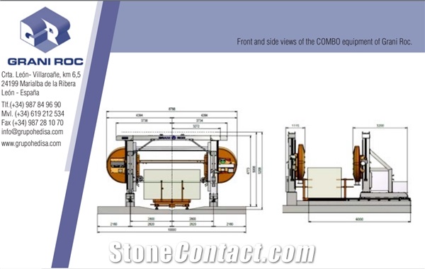 Grani Roc COMBO Single Wire Cutting for dressing stone blocks