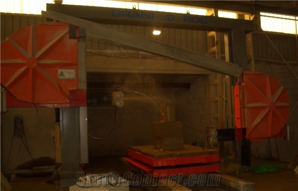 PBO-CI 6 Axes CNC Diamond Wire Saw Profiling Machine 