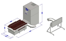 Tower Bench with mobile suction device BS200 PLUS