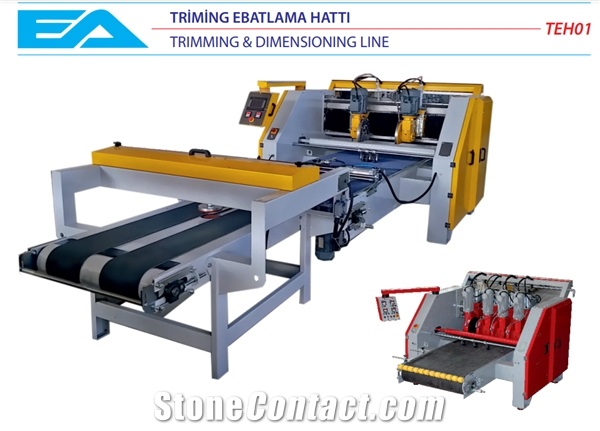 TEH01 Tile Trimming & Dimensioning Line Machine