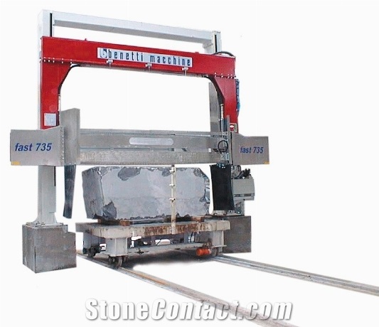 Benetti Fast 735 Diamond Belt Stationary Machine for marble and soft stones
