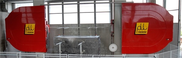Pedrini Singlewire Jupiter GS200 Machine squaring marble and granite blocks and for thick cuts