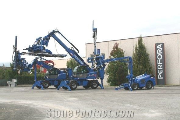 Perfora Girodrill 200VH hydraulic quarry drilling mobile unit
