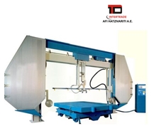 Sirma Stationary single diamond wire machine for squaring stone block, cutting slabs