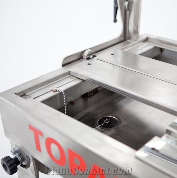 TOPAZIO 130 INOX - D350 MANUAL CUTTING MACHINE