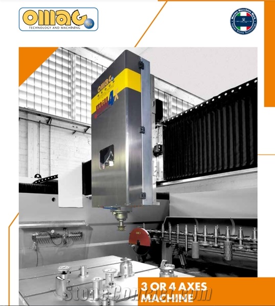 Omag Mill4X CNC Stone Working Center
