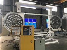 CNC 3500 block diamond  wire saw cutting machine, CNC block squaring machine, block profiling machine