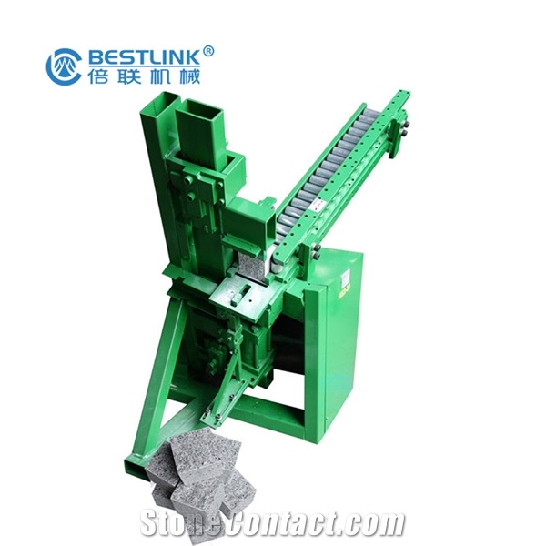 Cube20c Gravity Feeding Stone Brick Paver Splitting Machine