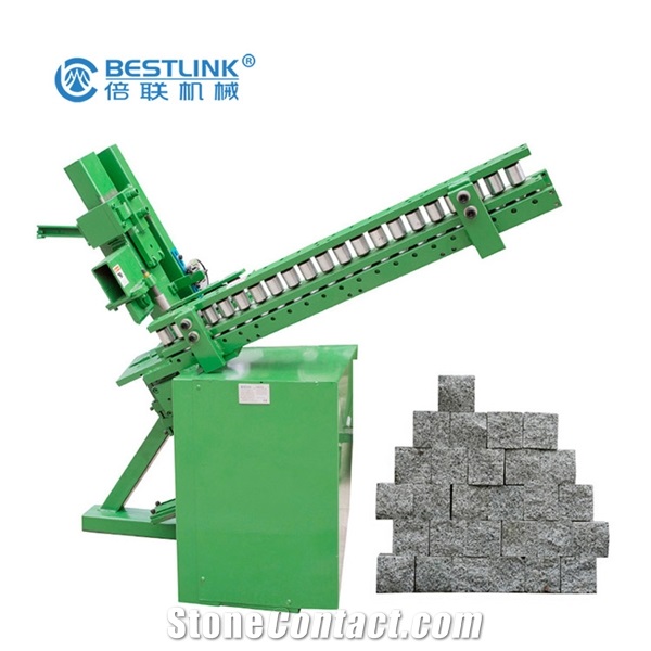 Cube20c Gravity Feeding Stone Brick Paver Splitting Machine