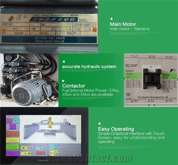 YTQQ Mono-block Bridge Type Tile, Strip Cutting Machine 