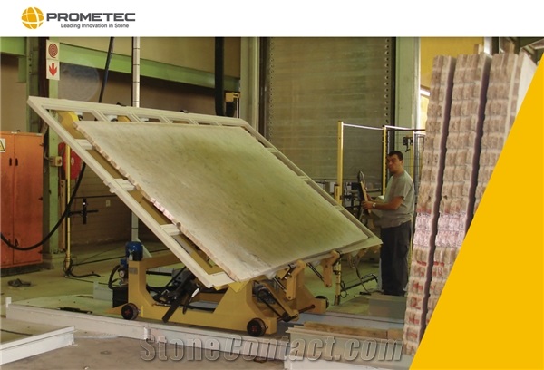 BASC/S - Semi Automatic Loading and Unloading Systems for Marble, Granite, Stones Slabs Working Lines