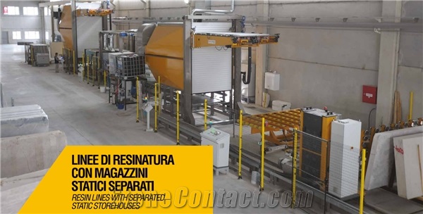 STATIC LINES 30/45-30/60-40/60-40/80- Customized Resin Line with Separated Static Storehouse