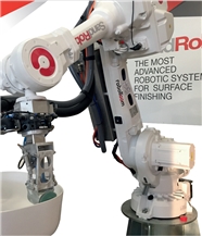 SandRob robotic solution for stone sanding, polishing, trimming, carving robot