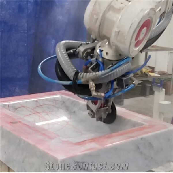 SandRob robotic solution for stone sanding, polishing, trimming, carving robot