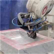 SandRob robotic solution for stone sanding, polishing, trimming, carving robot