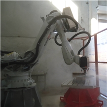Scultorob 7 axis robotic system for milling and turning operations