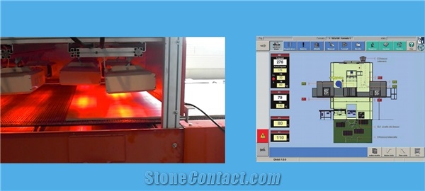 VDN horizontal dryers for ceramic and porcelain slabs