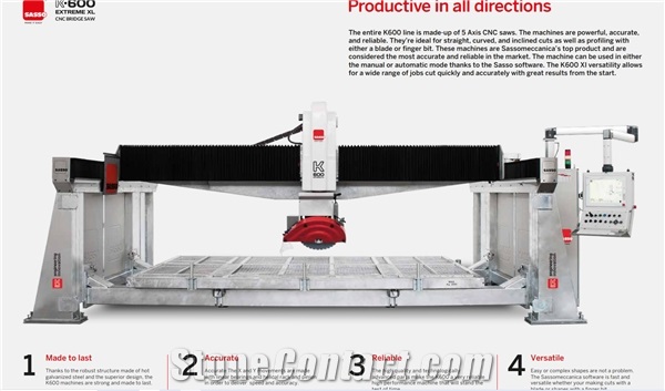 K600 EXTREME XL with Manipulator Bridge Saw Machine