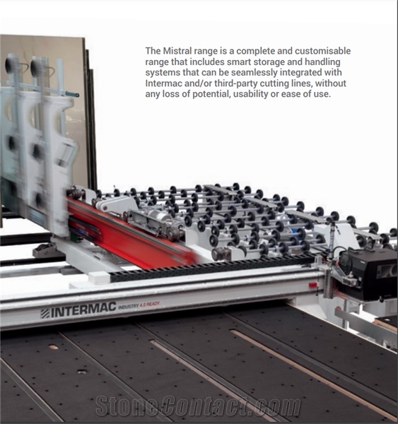 MISTRAL SERIES - Storage and handling systems for sheets of natural stone, quartz and ceramic