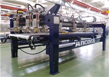 XL GreenCut Machine cutting of large size unfired slabs