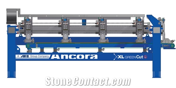 XL GreenCut Machine cutting of large size unfired slabs