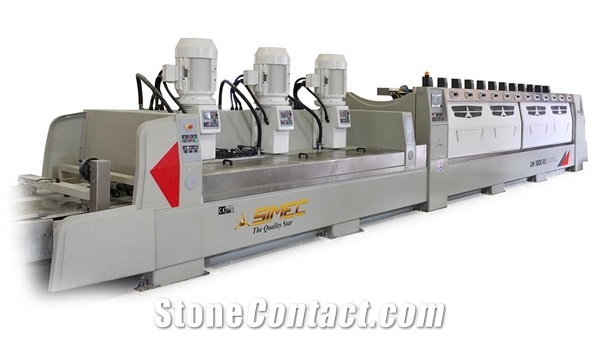 SIMEC LM 650 RS- LM 1000 RS Calibrating and Polishing Machine for Marble Slabs, Strips