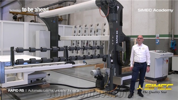 Simec RAPID RS Automatic Loader, Unloader for Slabs