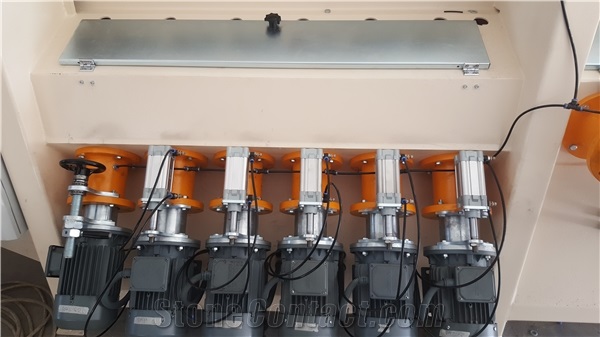 Som-maK 12 - 14 - 16 - 18  Head Edge Polishing- Chamfering Machine for Marble, Granite