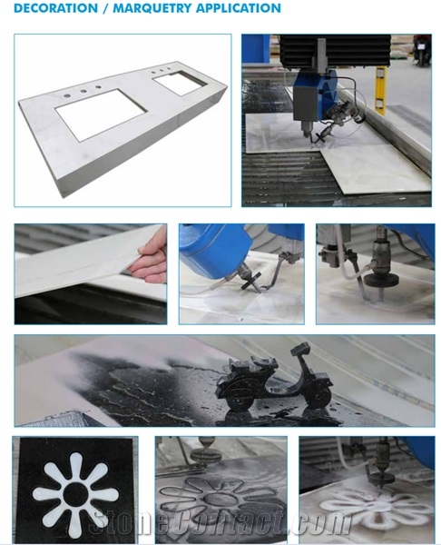 TWJ 4020 TWJ 3317 Waterjet Cutting Machine 3 Or 5 Axis