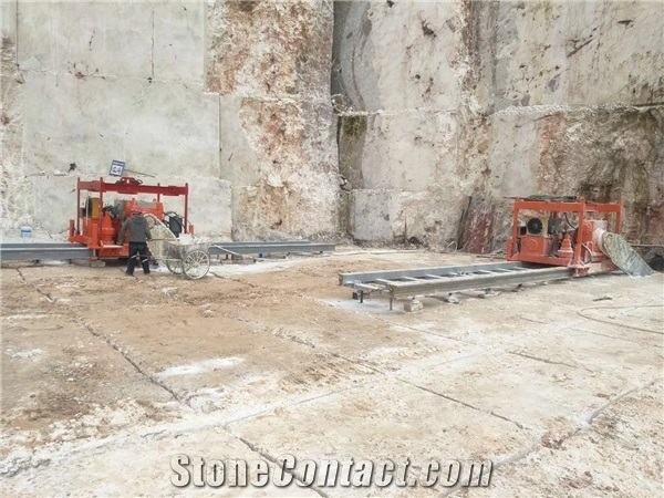 Rail Type Chain Saw Machine for Marble Quarry