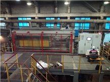 One piston overhead beams filter press