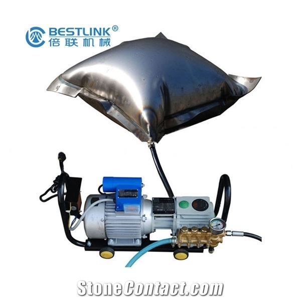 Marble Sandstone Block Pushing Steel Cushion Hydro Bag for Quarry