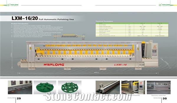 LXM- 8 /LXM- 10/LXM- 12/LXM- 16/ LXM- 20 Fully-Automatic Polishing Machine