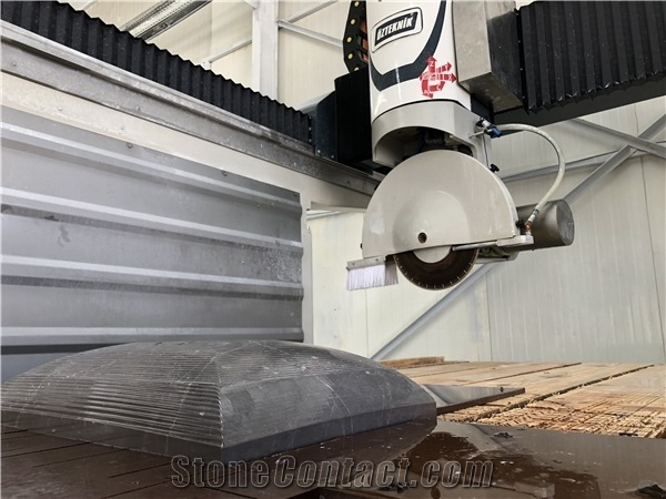 OZKKM CRUX CNC Bridge Saw 5 Axis Stone Cutting Machine