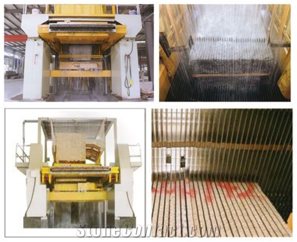 HLKJ-80/100 Multi Blade-Diamon Gang Saw Block Cutting Machine