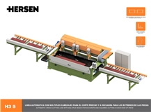 H3-S Automatic cross cutting line with multiple heads