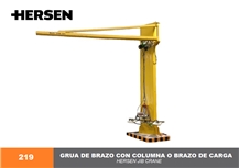 219 Hersen Jib Crane