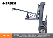 50163 Arm with fixed inclination for forklift truck