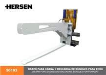 50193 Jib arm for loading and unloading bundles for forklift