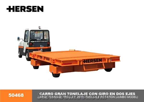 50468 Large tonnage trolley, with two-axle rotation (Jumbo model)