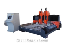 4 Spindles 3D Stone Engraving, Lettering, Etching Machine