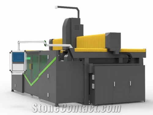 5 Axis CNC Working Center, Bridge Cutting Saw for Stone Big Stone Cutting Machine ASC-2032-S-5 