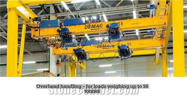 EKDE SINGLE-GIRDER SUSPENSION CRANES UP TO 16 TONNES