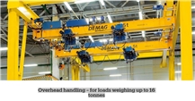 EKDE SINGLE-GIRDER SUSPENSION CRANES UP TO 16 TONNES