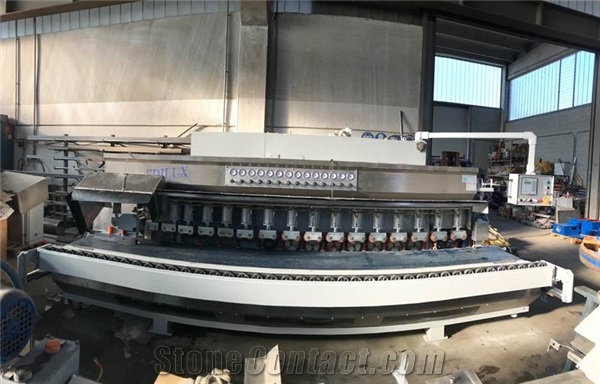 Used COMANDULLI EDILUX Ref. 1089X Edge Polishing Machine For Straight Edges And Bevels