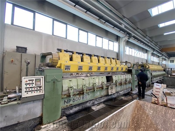 Simec Polishing Line For Granite Tile Ref. 2128- Used Slab Polishing Line Machine